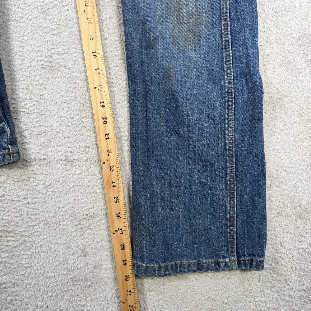 Wrangler Retro Jeans Mens 32x30 Relaxed Boot Blue Denim Cotton Cowboy Western